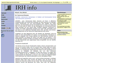 Desktop Screenshot of irh-info.de