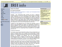 Tablet Screenshot of irh-info.de